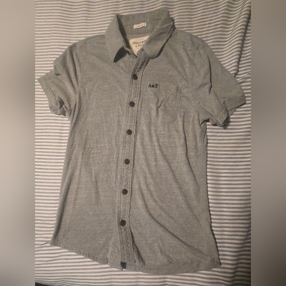 Abercrombie And Fitch Short Sleeve Button Up